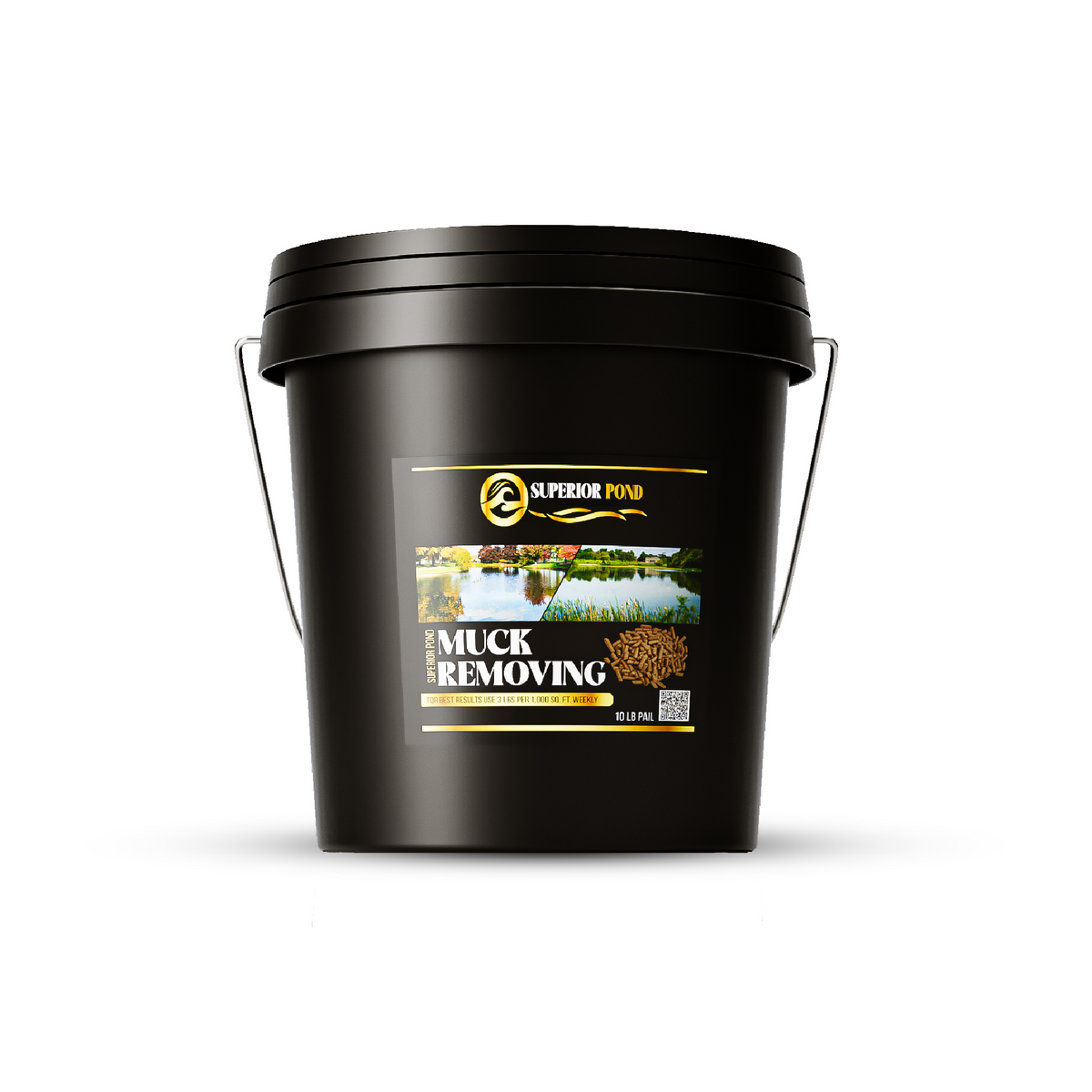 Superior Pond: Muck Reducer | Lake & Pond Sludge Pellets | 5LBS | 10LBS