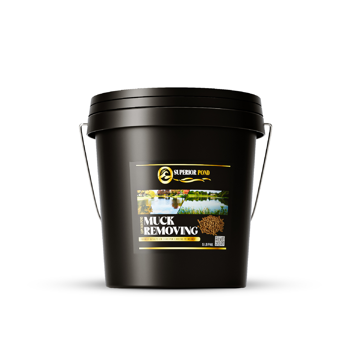 Superior Pond: Muck Reducer | Lake & Pond Sludge Pellets | 5LBS | 10LBS