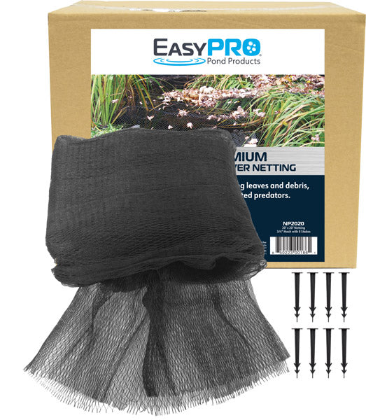 EasyPro: Prepackaged Premium Pond Cover Netting | 3 Sizes Available