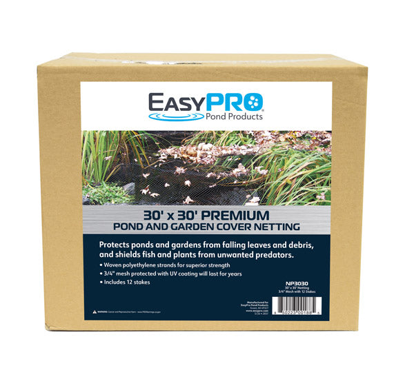 EasyPro: Prepackaged Premium Pond Cover Netting | 3 Sizes Available
