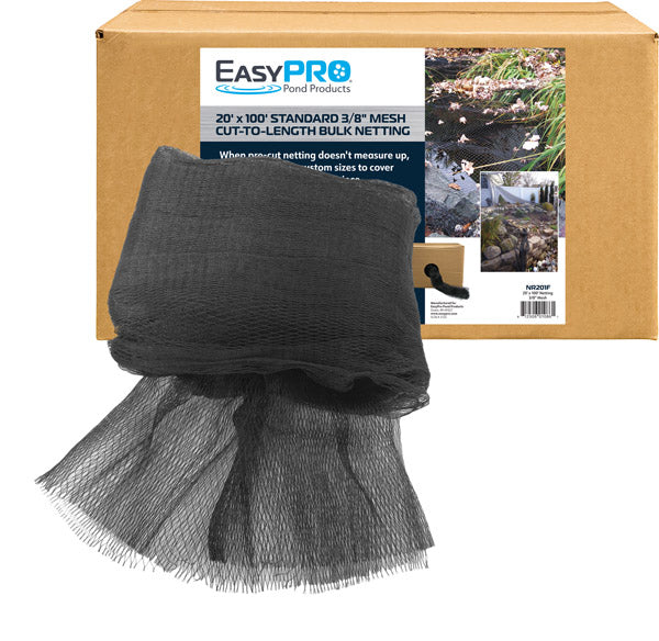 EasyPro: 3/8" Fine Mesh / 100' Premium Pond Cover Netting