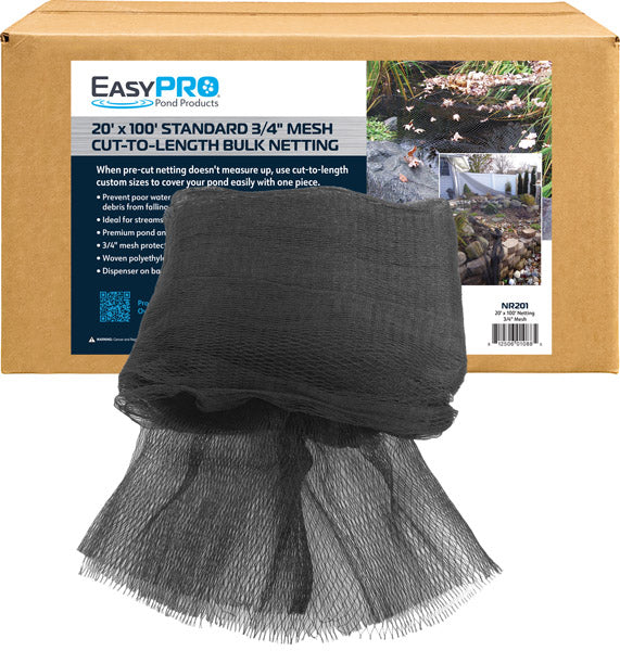 EasyPro: 3/4" / 100' Boxed Premium Pond Cover Netting