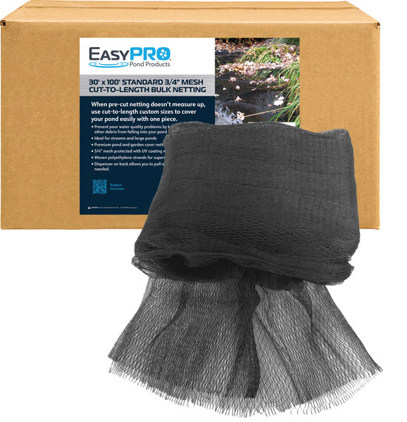 EasyPro: 3/4" / 100' Boxed Premium Pond Cover Netting