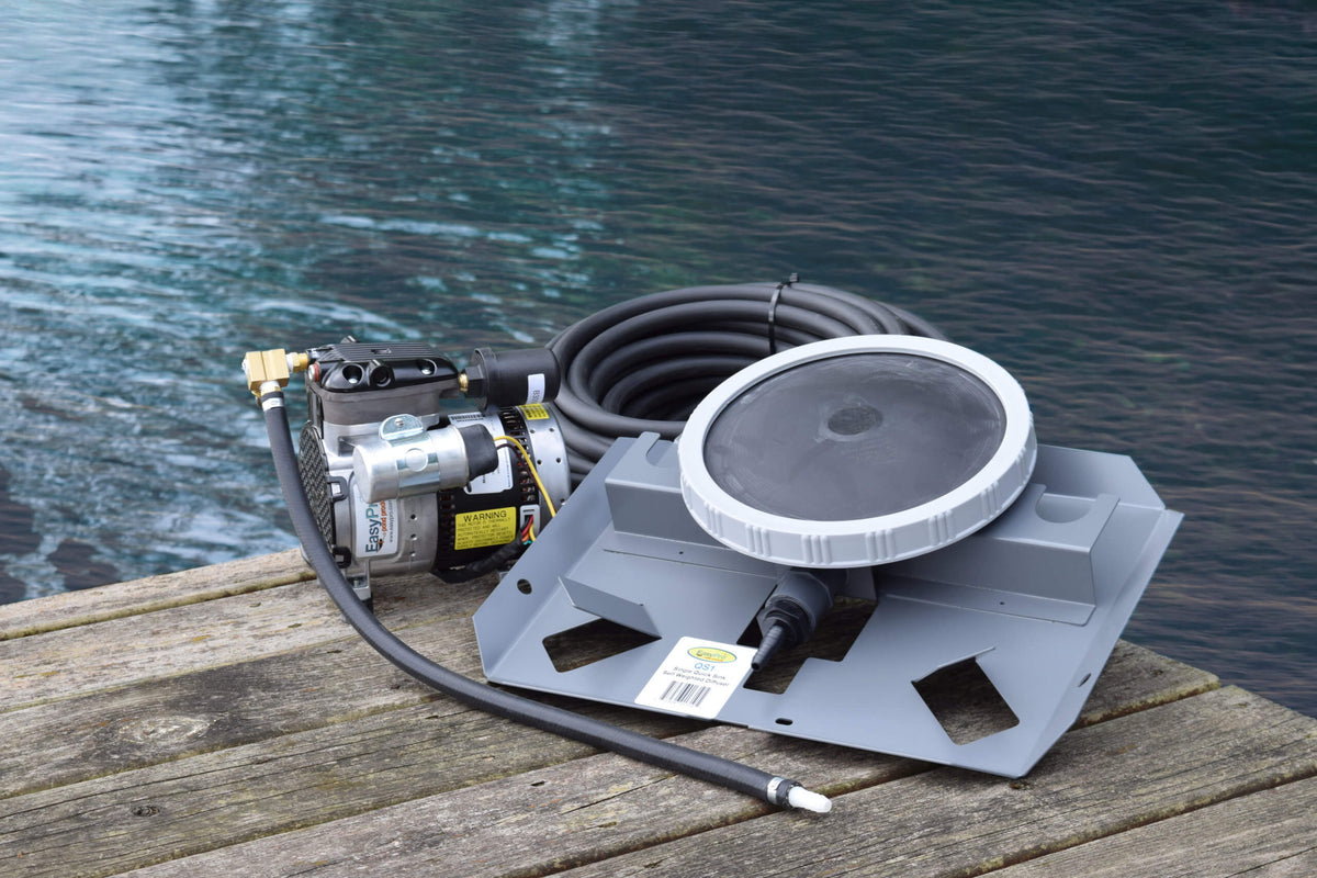 EasyPro: Used - USED, SUPERFICIAL RUST, SCRATCHES | 115V | Rocking Piston Pond Aeration System | QS1 | 1-diffuser | #0262