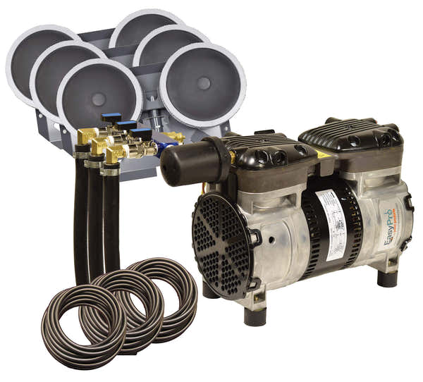 Easy Pro: Sentinel 3 - 3 Diffuser Aeration System | Sub-Surface Diffused Aeration | Bottom Bubbler Kits for Ponds | DIY Aeration for Ponds