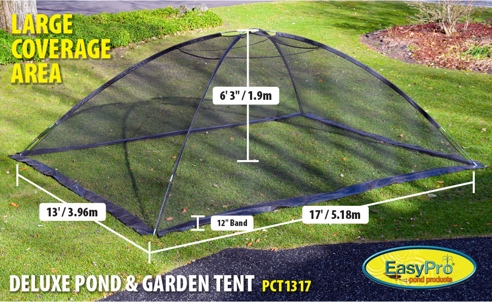 EasyPro: USED: GOOD CONDITION, DAMAGED BOX | PCT Deluxe Pond Cover Tent | 13' x 17' | #0301