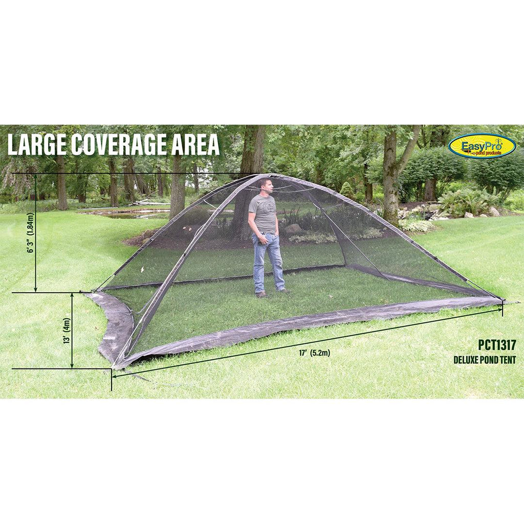 Easy Pro: USED: GOOD CONDITION DAMAGED BOX | PCT Deluxe Pond Cover Tent | 13' x 17' | #0143