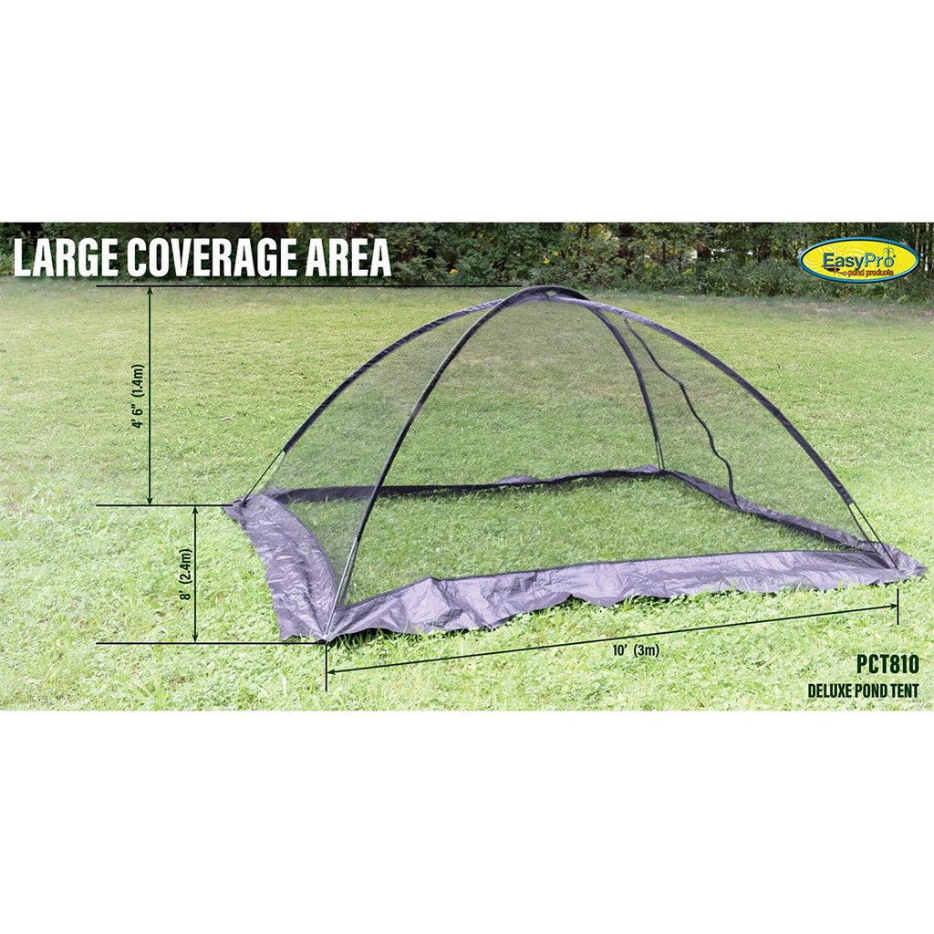 Easy Pro: USED: GOOD CONDITION, DAMAGED BOX | PCT Deluxe Pond Cover Tent | 8' x 10' | #0313
