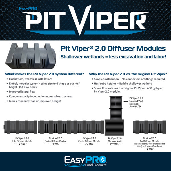 EasyPro: Pit Viper 2.0 Wetland End Diffuser Module | PV-END