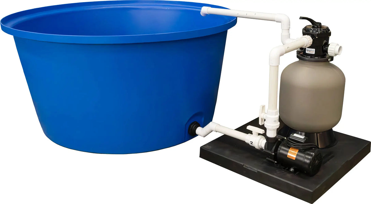 EasyPro: Complete Fish System - 300 gallons; Holds up to 75lbs of fish