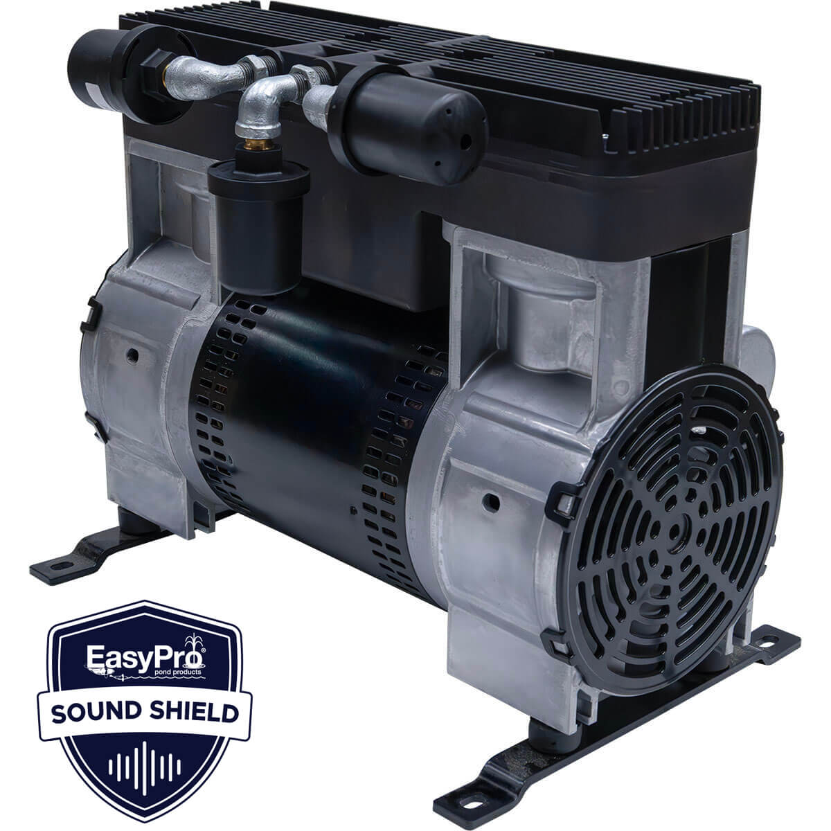 EasyPro: DCS High Pressure Aeration Systems | DCS206HP | DCS210HP | 2HP Compressor Powers 6 or 10 Pond Diffusers | Pond Aerator for Large Ponds