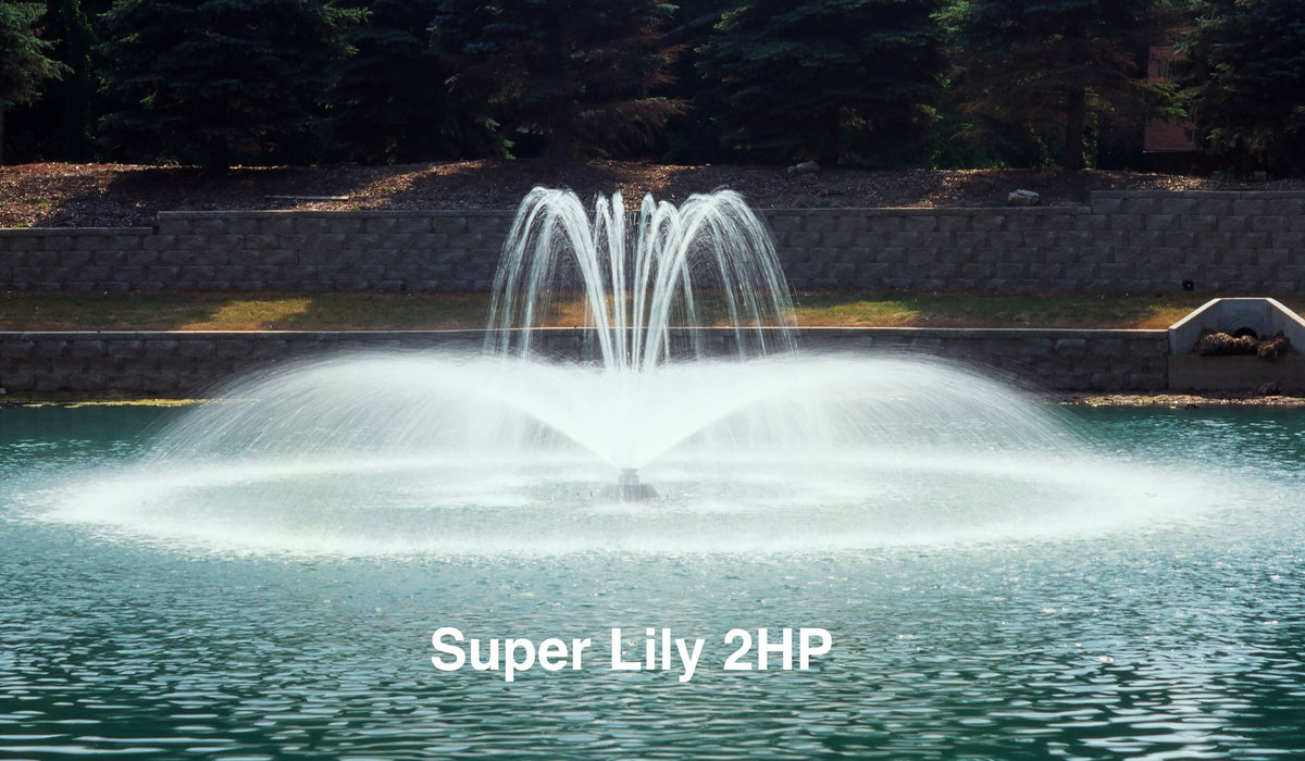 Aqua Control - Select Series 2 Display Aerators | 230V -- 1, 2 & 3 HP | Beautiful & Powerful Pond Fountains For Large Ponds