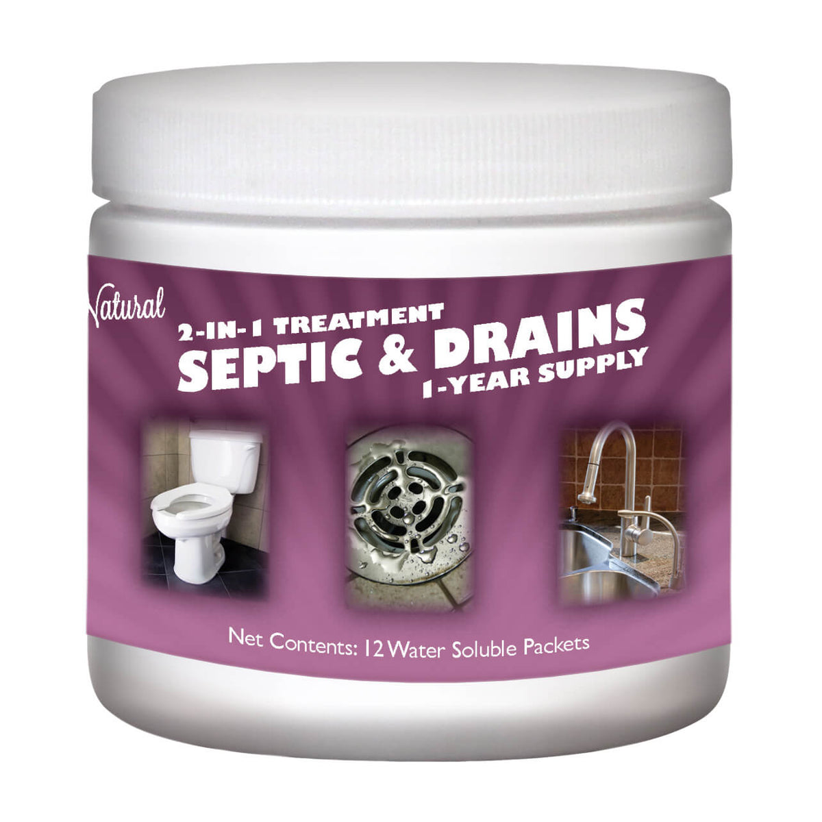 EasyPro: Natural Septic Treatment - 12 month supply