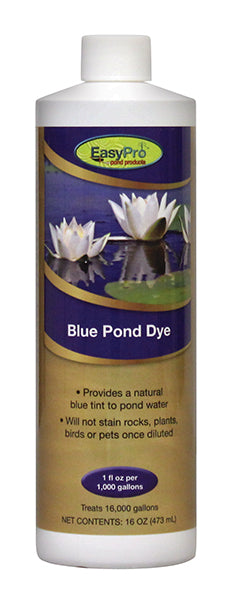 Easy Pro: Concentrated Pond Dye for Watergardens | 16oz | Formulated for Small Koi Ponds & Watergardens