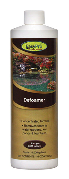 EasyPro: Concentrated Defoamer, 16 fl oz (1 pint), treats 16,000 gallons
