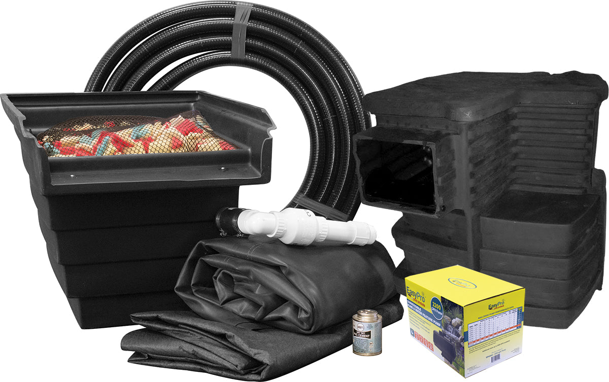 EasyPro: Eco-Series Pond Kit for Water Garden and Koi Pond | 4 Sizes