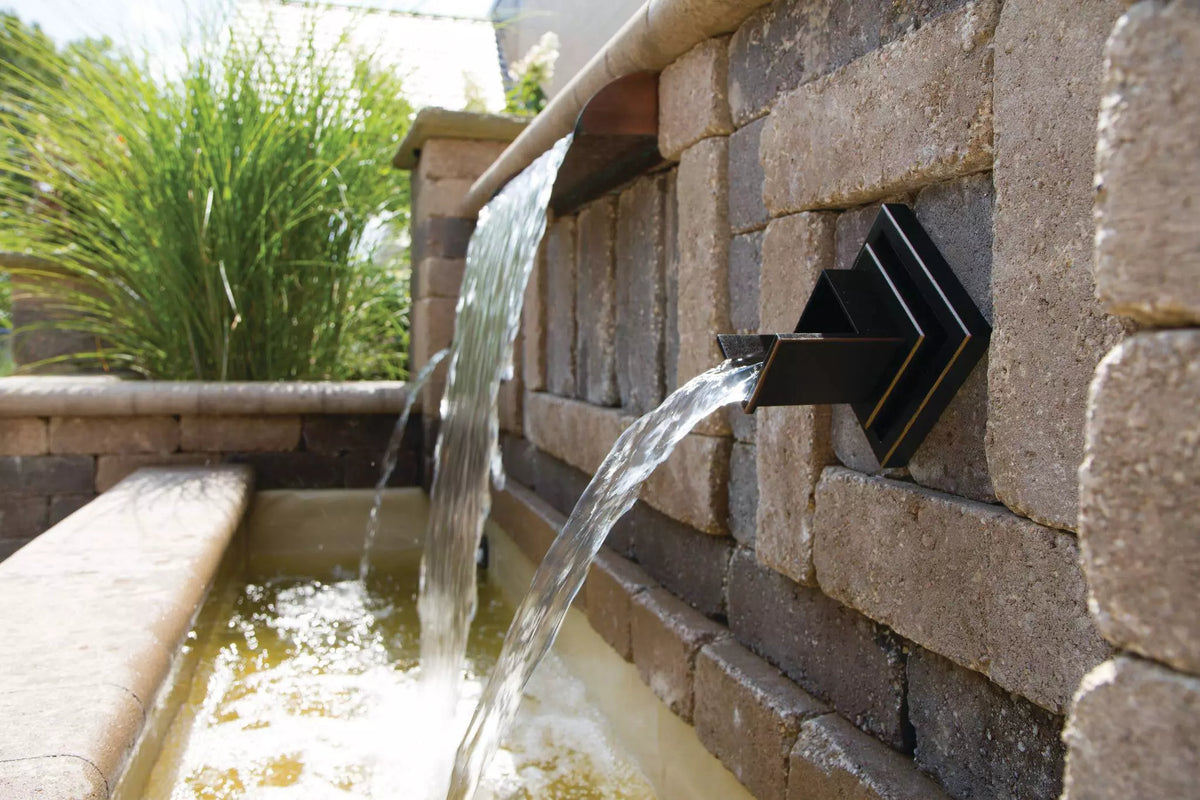 Atlantic Water Gardens: Wall Spout - Verona - Bronze