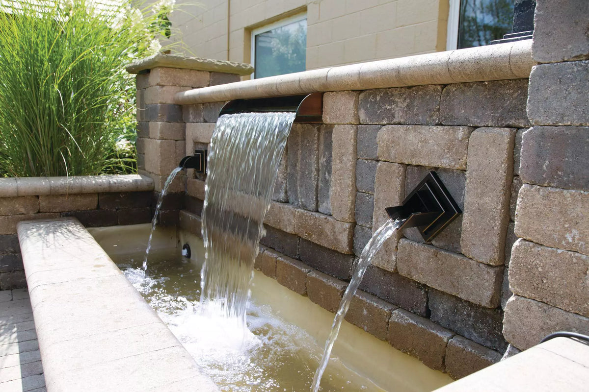 Atlantic Water Gardens: Wall Spout - Verona - Bronze