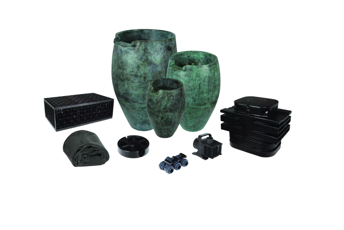 Atlantic: 3 Pc Aura Vase Kit W/ Spillway -24/32/40