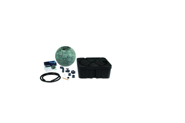 Atlantic Water Gardens: Sphere Fountain Kit, Verde Brass | 24" & 30"