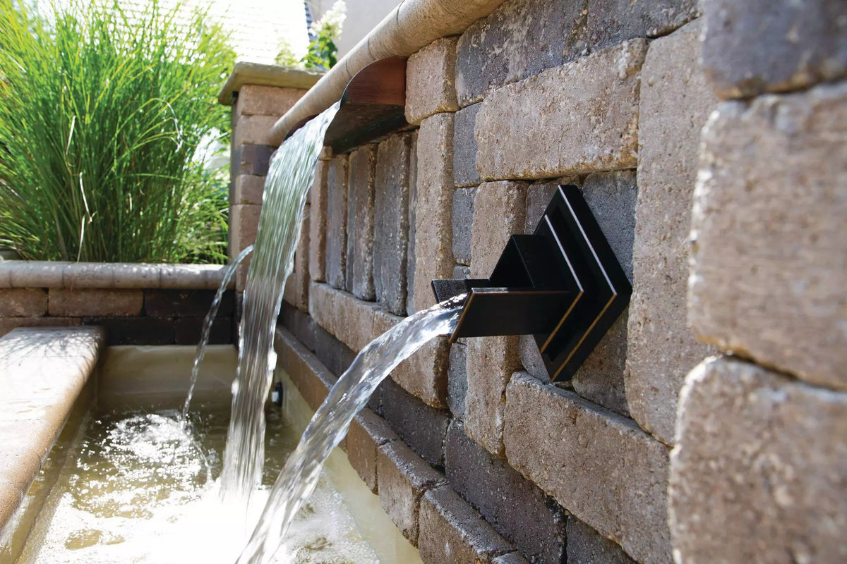 Atlantic Water Gardens: Wall Spout - Verona - Bronze