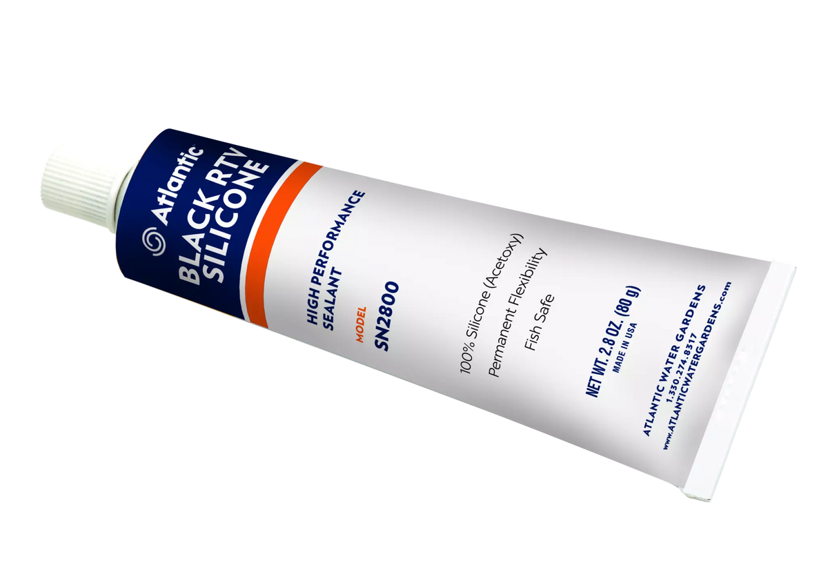Atlantic Water Gardens: Black Rtv Silicone