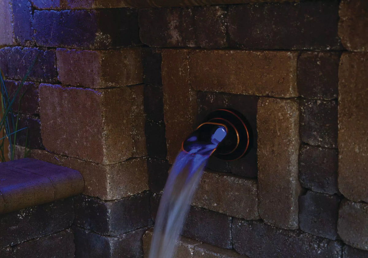 Atlantic Water Gardens: Wall Spout - Olivett - Bronze