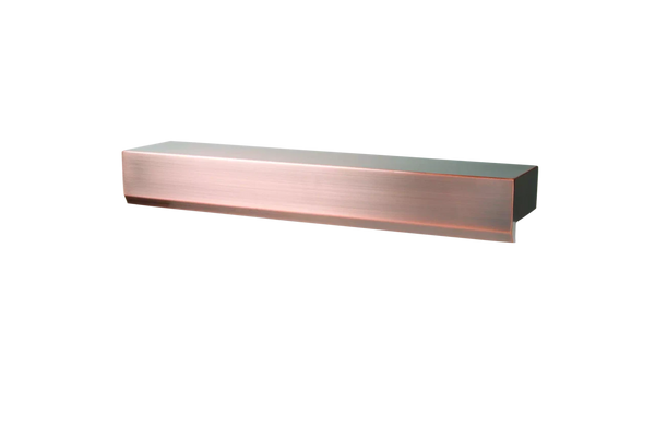 Atlantic Water Gardens: 24" Copper-Finish WaterWall Spillway | CWS24-316