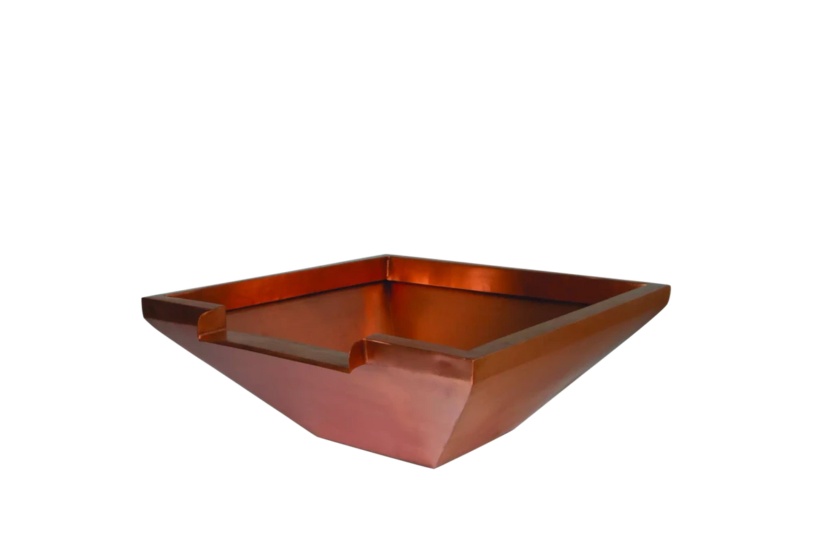 Atlantic: 26" Square Copper Bowl Bundle - Black