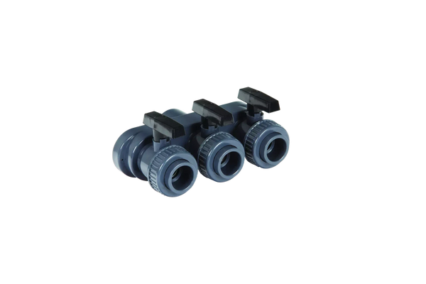 Atlantic Water Gardens: Eco-Rise Diverter, 3 x 1" Outlets | ER3WAY