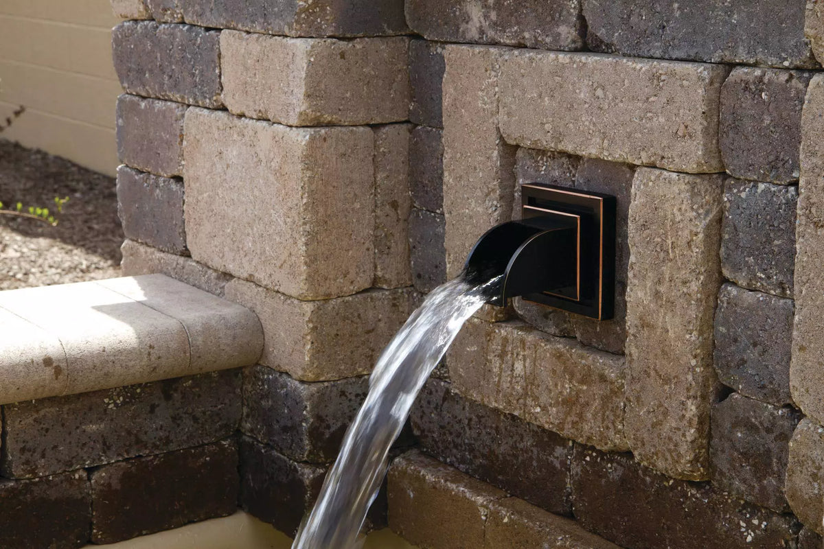 Atlantic Water Gardens: Wall Spout - Mantova - Bronze