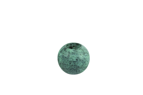 Atlantic Water Gardens: Sphere Fountain, Verde Brass | 24" & 30"