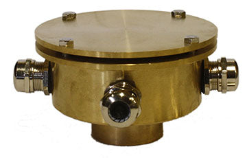 EasyPro: Bronze Underwater Junction Box - ports with 1" bottom inlet