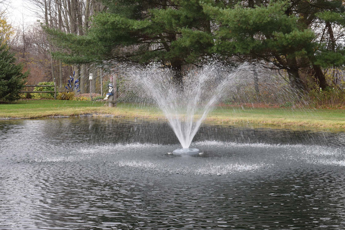 EasyPro: 24" Floating Fountain Head w/ Wide Umbrella Nozzle - Black Float Cover