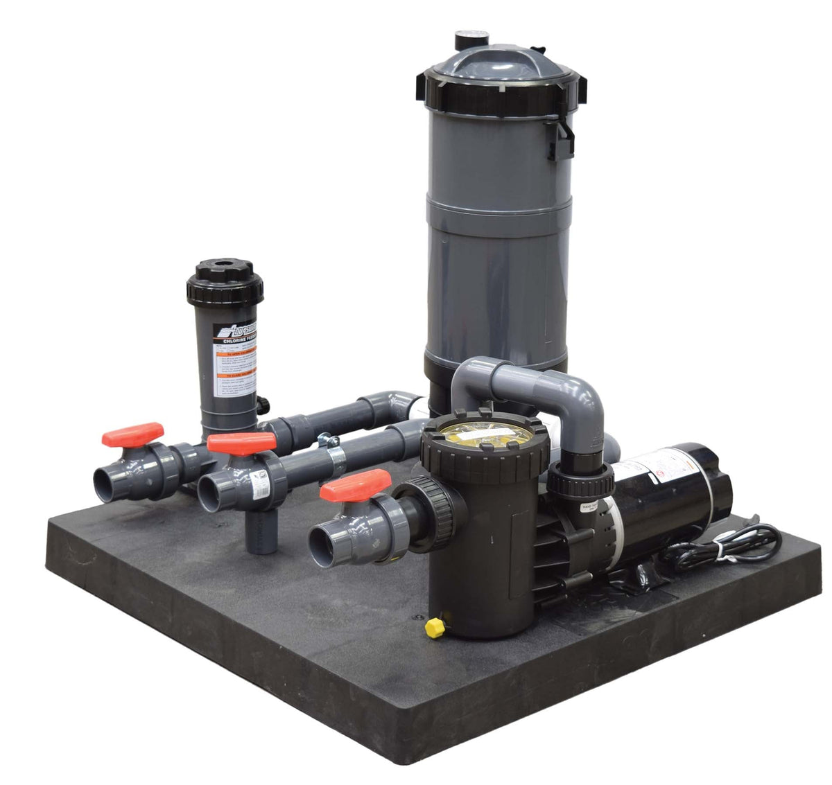EasyPro: Skid Mount Cartridge System - Pump with and chlorinator