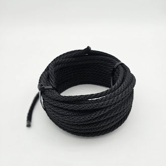 Superior Pond: Black Nylon Rope | Replacement Mooring Lines | Anchor Rope | 1/4in & 5/16in Thickness