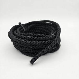 Superior Pond: Black Nylon Rope | Replacement Mooring Lines | Anchor Rope | 1/4in & 5/16in Thickness