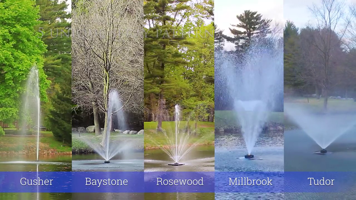 Scott Aerator Pond Fountains