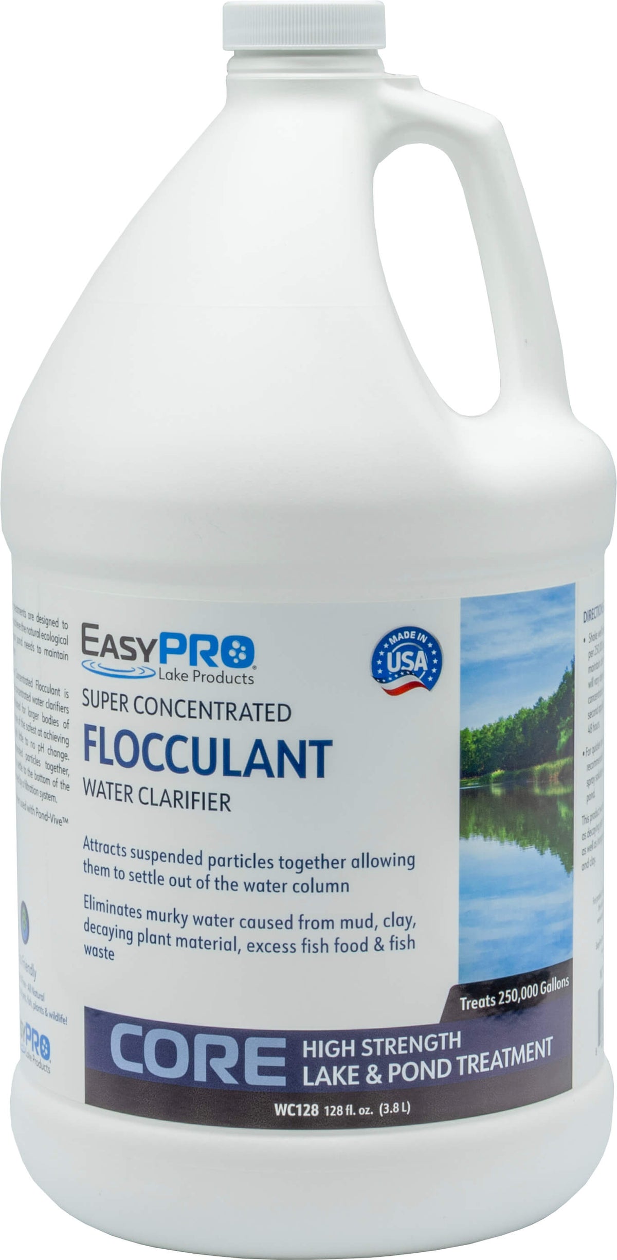 EasyPro: Concentrated Water Clarifier (flocculent) 1 gallon, treats 250,000 gallons