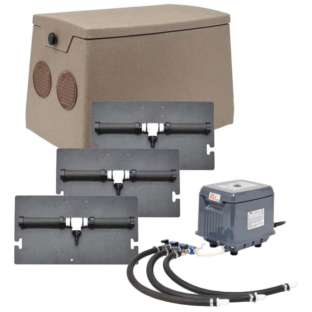 Easy Pro: 115V | Diffused Air De-Icing Systems | Shallow Water Kit | Deep Water Kit - Midwest Ponds