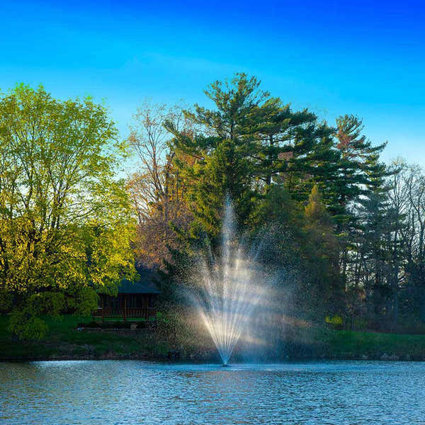 Scott Aerator: 115 Volt | Amherst Decorative Water Fountain | 3/4 HP, 1 HP | 100 Foot Cord