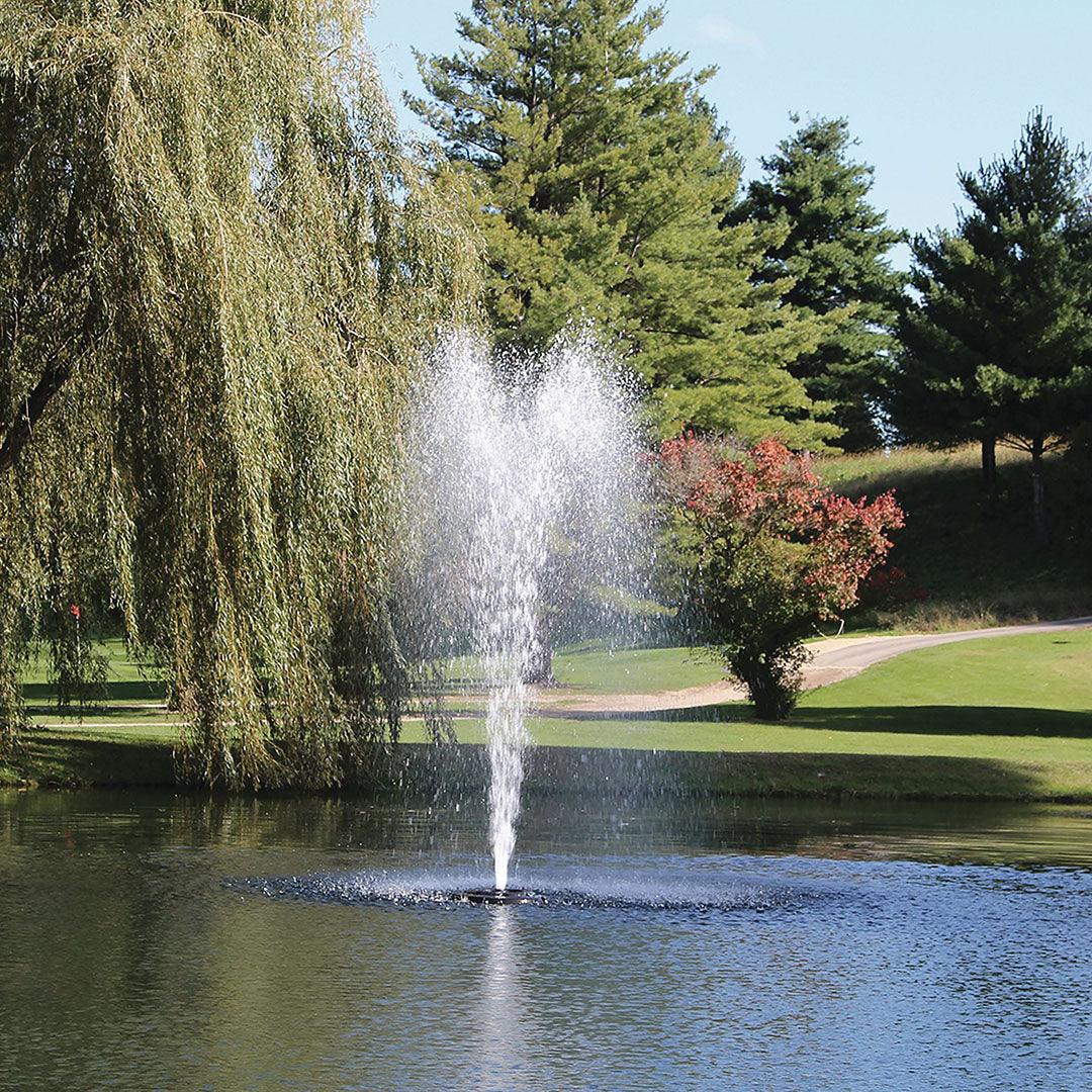 Kasco Marine: 240 Volt | J Series Decorative Water Fountain | 5 Different Patterns | 3/4 to 5hp | Large Pond Fountain - Midwest Ponds