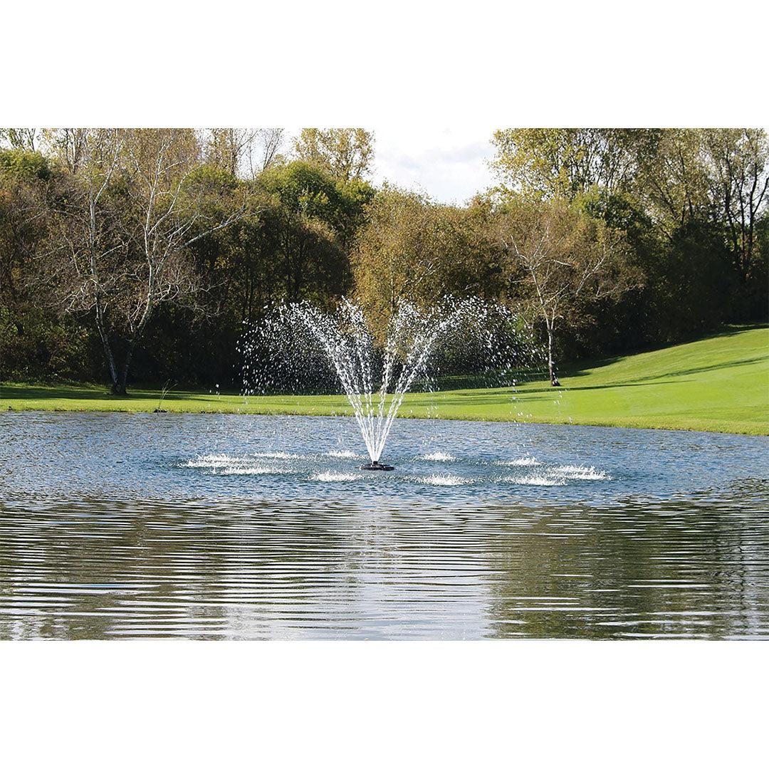 Kasco Marine: 240 Volt | J Series Decorative Water Fountain | 5 Different Patterns | 3/4 to 5hp | Large Pond Fountain - Midwest Ponds