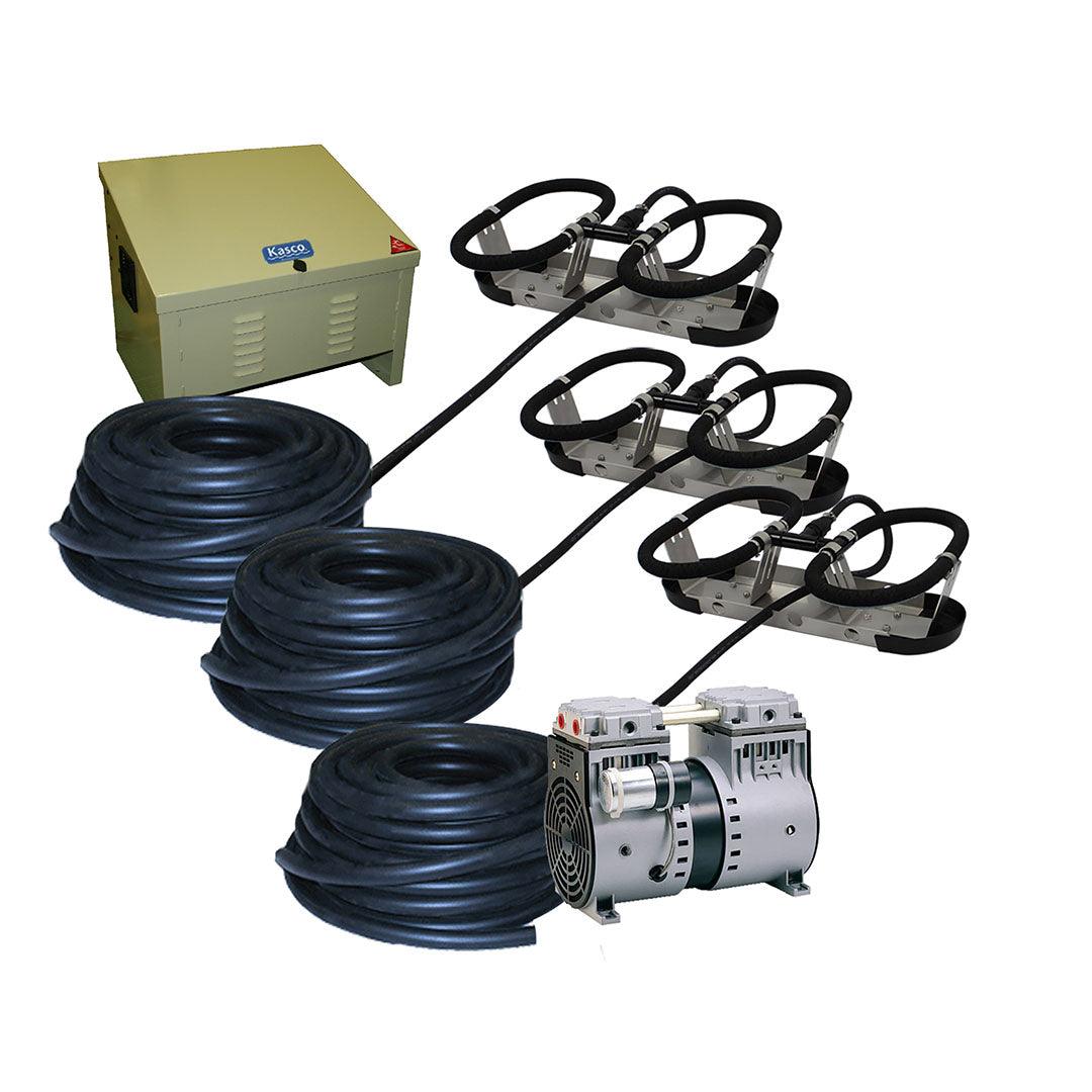 Kasco: Robust-Aire Systems | RA1, RA2, RA3 | Pond Aeration | Base Mount and Post Mount Packages | Diffused Air kits for Ponds - Midwest Ponds