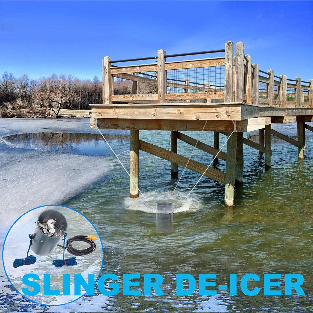 Scott Aerator: 115 Volt | Deicer | Slinger | Dock Deicer | Bubbler | De-Icer - Midwest Ponds