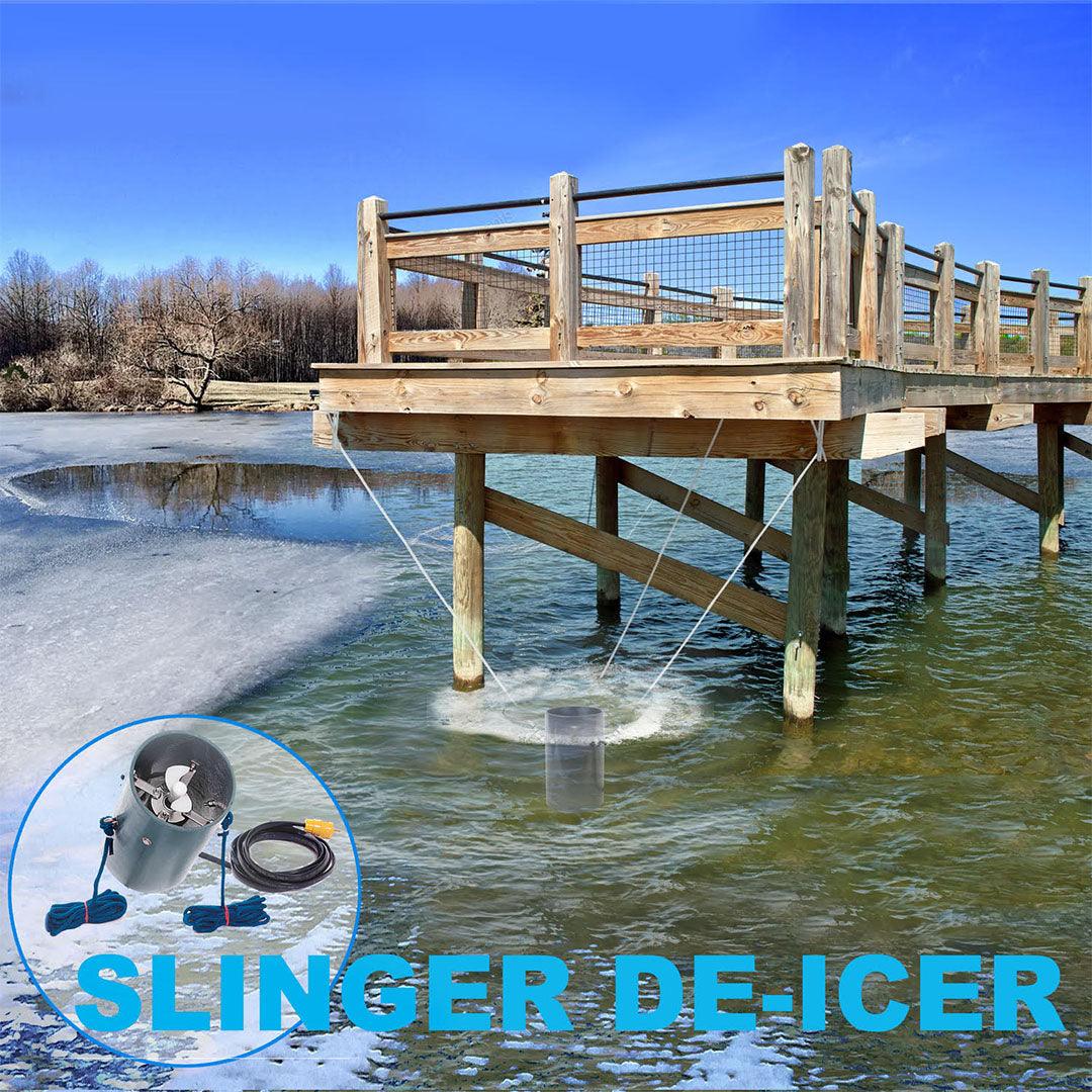Scott Aerator: 115 Volt | Deicer | Slinger | Dock Deicer | Bubbler | De-Icer - Midwest Ponds