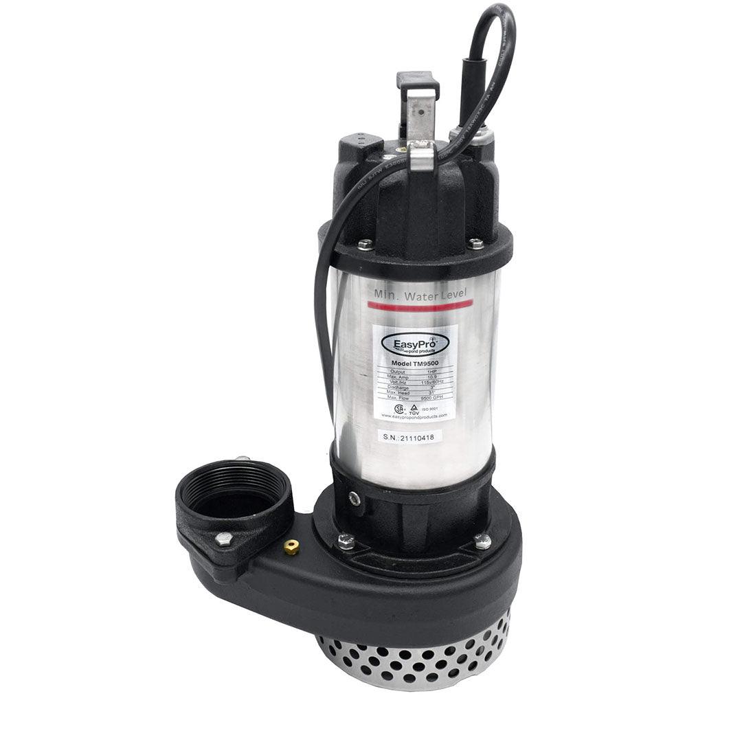 Easy Pro: 115V | TM Series - Hi Volume Submersible Pump - Low Head | 9500GPH | 13500GPH - Midwest Ponds