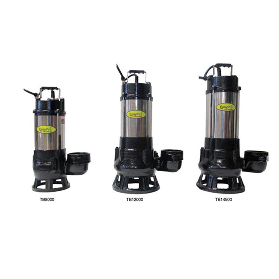 Easy Pro: TB Series - High Volume High Head Submersible Pump | 12000GPH | 14500GPH - Midwest Ponds