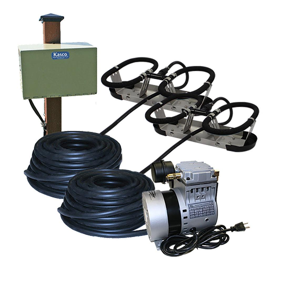 Kasco: Robust-Aire Systems | RA1, RA2, RA3 | Pond Aeration | Base Mount and Post Mount Packages | Diffused Air kits for Ponds - Midwest Ponds