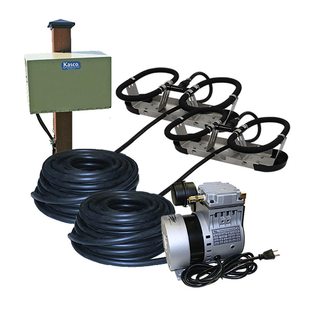 Kasco: Robust-Aire Systems | RA1, RA2, RA3 | Pond Aeration | Base Mount and Post Mount Packages | Diffused Air kits for Ponds - Midwest Ponds